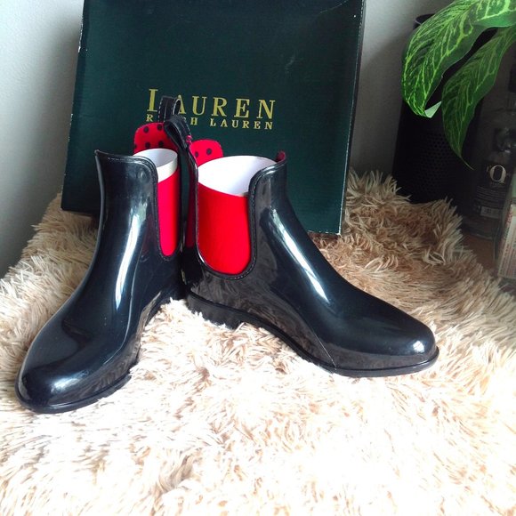 Lauren Ralph Lauren Tally Short Rain Booties - Picture 9 of 12